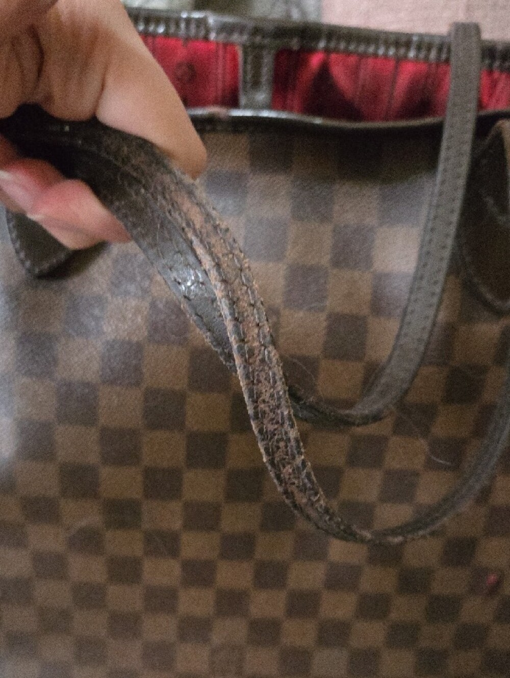 Louis Vuitton Damier Ebene Neverfull MM *read* - Picture 5 of 15